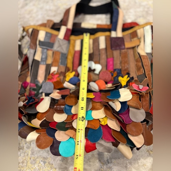 Multicolor Leather Large tote Bag - Picture 6 of 10